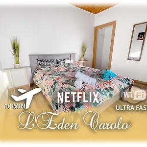 L'eden Carolo - Wi-fi, Parking, 10min Aéroport Appartamento